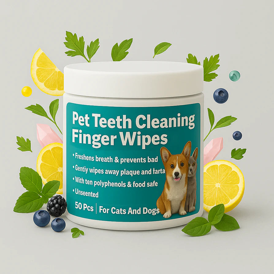 Pet Oral Care Finger Wipes